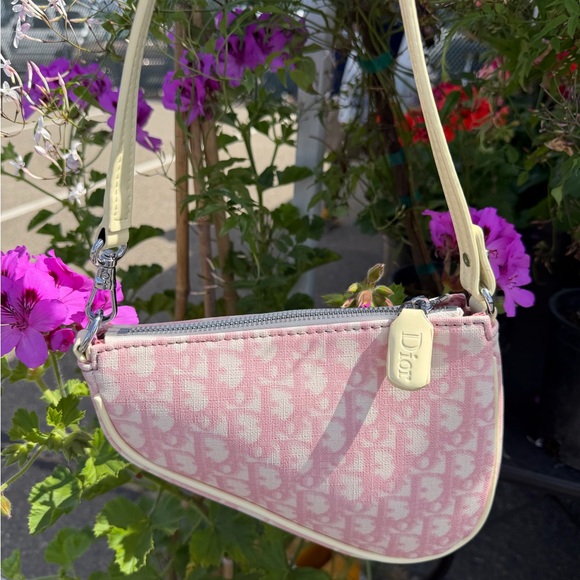 Dior Handbags - Dior Pink Oblique Mini Shoulder Bag